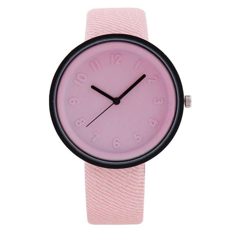 Обработка на заказ мода японский хипстер Харадзюку цветные желе цифровые мужские часы женские часы студенческий ремень
