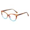 2022 TR90 Retro Cat Eye Women's Eyeglasses Frame with Plain Lenses