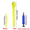 100pcs 80cm Long Spiral Balloon with Mini Pump Birthday Party Room Decoration Props Color Artistic Balloon Background Decor