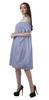 Moomaya Printed Poly Crepe Tunic Plus Size Womens Dresses Sleeveless Ladies