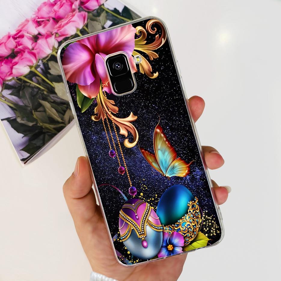For Samsung Galaxy A8 2018 Case SM-A530F New Fashion Painted Cover Soft Silicone Phone Case For Samsung A8 Plus A8+ A730F Bumper