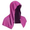 Быстросохнущее спортивное охлаждающее полотенце и солнцезащитная толстовка с капюшоном для спортзала, пляжа и кемпинга