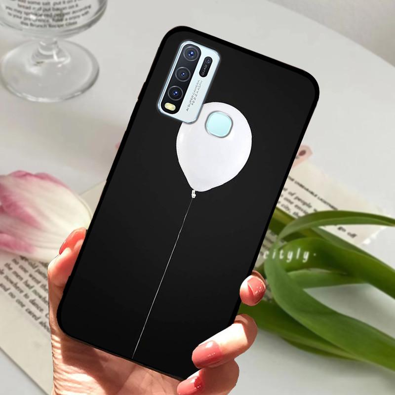 Для Vivo Y30 1938 Y50 1935 Чехол животное Силиконовый Мягкий ТПУ Задние крышки Для Vivo Y 30 50 Y30 2020 Чехол Защитный Мультяшный Funda