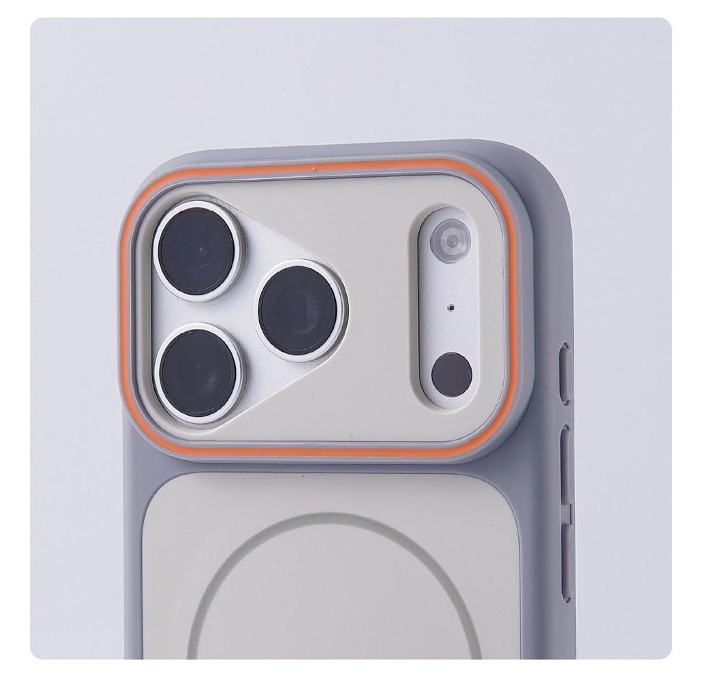 Двухцветный магнитный чехол-скин для iPhone 17 Pro Max: Защитный и персонализированный от падений