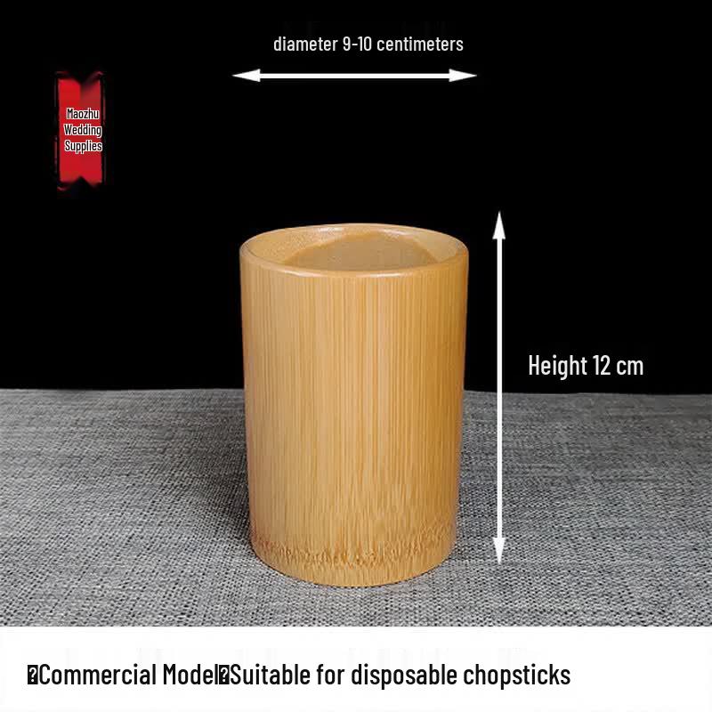 Natural Bamboo & Wood Chopstick Holder Set