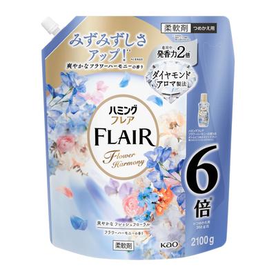 Humming Flare Ткань Большой Улучшенный Освежающий Цветочная Гармония 2100г Заправка Кондиционер, Объем, Влага! Аромат,