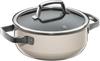 WMF Fusion Tech Low Casserole 20cm MQ (Milky Quartz) IH Gas Fire Compatible Waterless Pot W0516675290