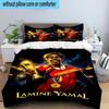 3PCS Football Spirit Ya-mal  Bedding Set,Including 1pc Duvet Cover And 2pcs Pillowcases Perfect for Bedroom, Dormitory, Fan Christmas gift