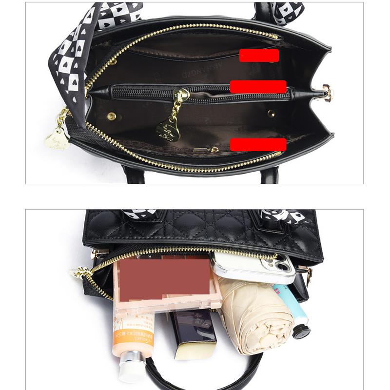 2024 New Brand Design Small Bag Women's Bag Luxury Trendy Handbag Fashion Lingge Single Shoulder Straddle Bag