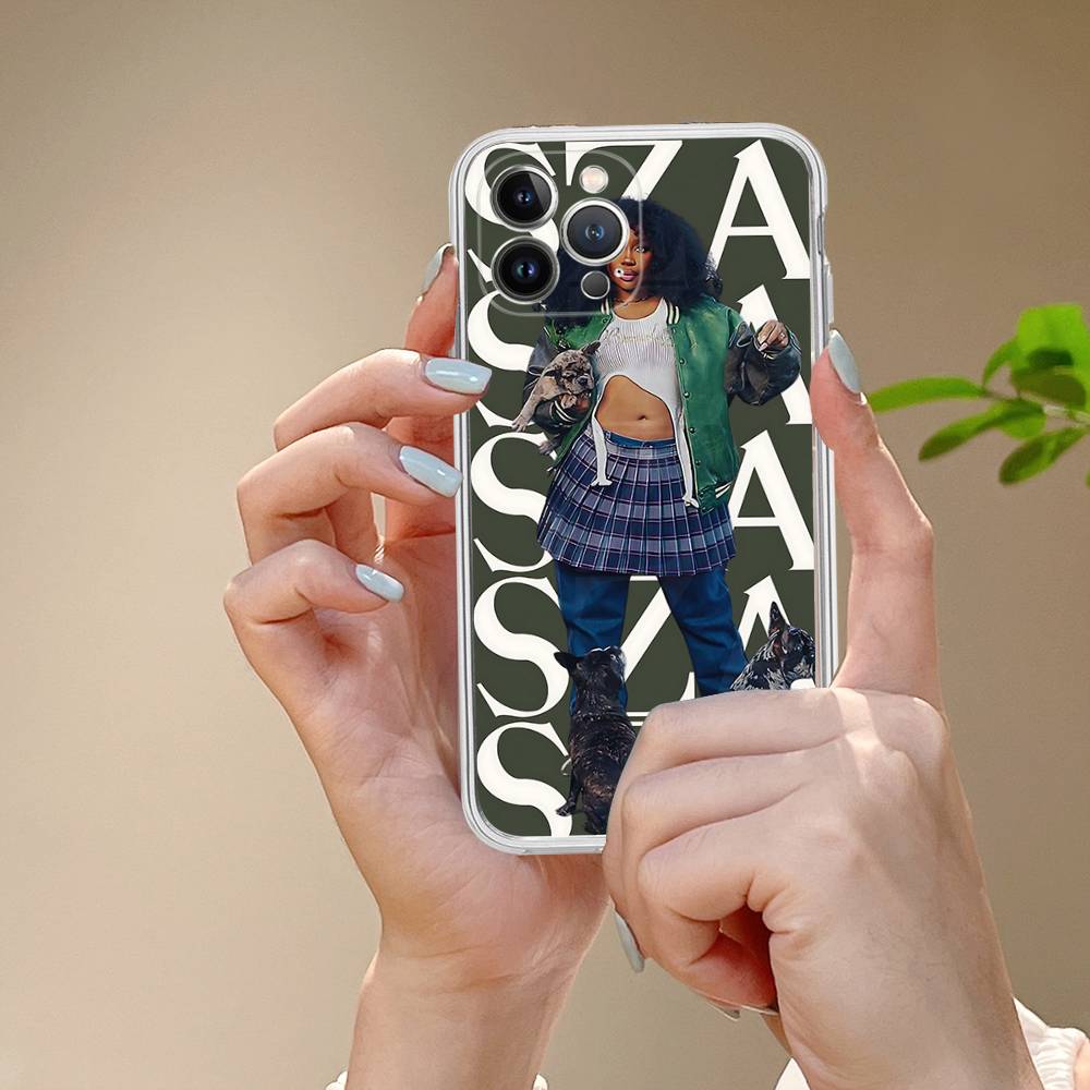 Star Singer S-Sza Phone Case For IPhone 17 16 15 Plus 14 13 Mini 12 11 Pro Max Soft Shell Cover