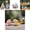 Cute Animal Pvc Miniature Figurines Blind Box With Arctic Bear Penguin Seal Cat For Desk Decor