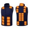 Unisex USB-Controlled Carbon Fiber Heated Vest with Four Switches
