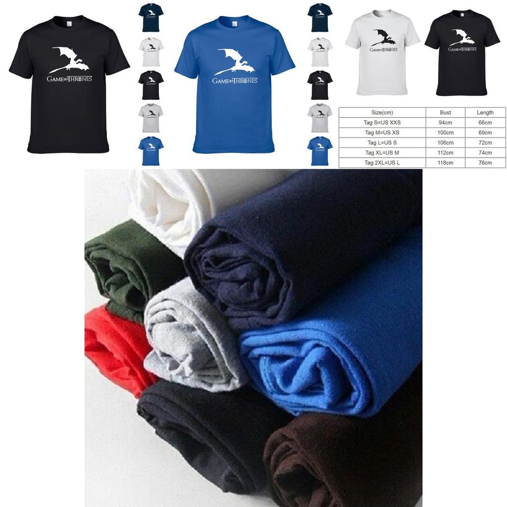 Game Of Thrones Mother Of Dragons Men Adult Short Sleeve T Shirt Soft Cotton Blend