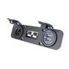 12V-24V Automobile Anderson Plug Socket 3.1A Dual USB Car Charger Cigarette Lighter Power Socket Panel for Boat Truck
