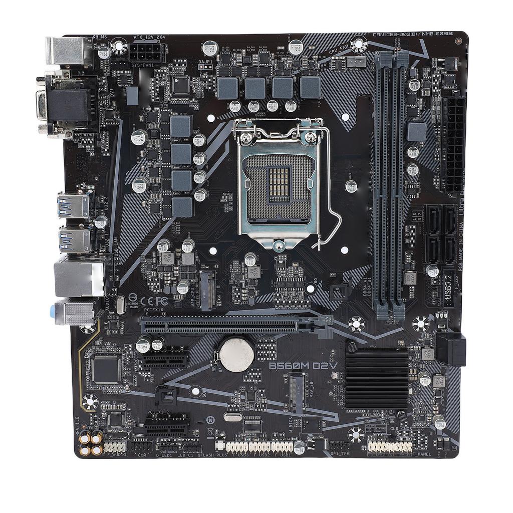 Компьютерная материнская плата Двухканальная DDR4 Micro ATX Материнская плата Поддержка Type 2260 2280 PCIe SerialATA 6 Гбит/с Интерфейс