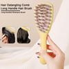 Massage Hair Brush Ergonomic Long Handle Soft Bristles Handheld Scalp Massager Men Women Shampoo Hair Detangling Comb