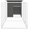 Chicken Coop Anthracite 300 x 91 x 100 cm Galvanized Steel