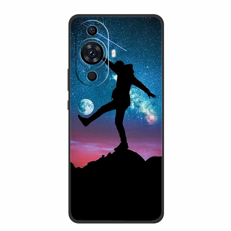 Чехол для телефона Huawei Nova 12s Задняя крышка Ударопрочный Черный Силикон Мягкий Funda для Huawei Nova 12s Чехол Nova12s 6.7" Coque