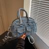 Women's Denim Shoulder Bag Large Capacity Small Square Bag