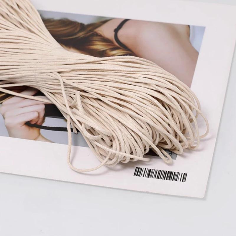 Текстура колотого льда Разноцветные ПУ ремешки Круглый шнур из искусственной кожи Плетеная веревка для рукоделия Изготовление ожерелий и браслетов 45 м 2 мм