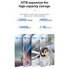 Корпус-бокс для жесткого диска 3,5/2,5 дюйма с интерфейсами USB 3.0, поддержка до 20 ТБ, алюминиевый адаптер-корпус для SSD