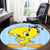 1 шт. Коврик Looney Tunes Птичка Твити, Круглый коврик для офиса, Под офисные стулья, Спальня, Гостиная, Декор для дома a1022308