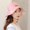 UV Protection Daisy Bucket Hat Sunscreen Fisherman Cap Fashion Outdoor Sun Hat  Fishing