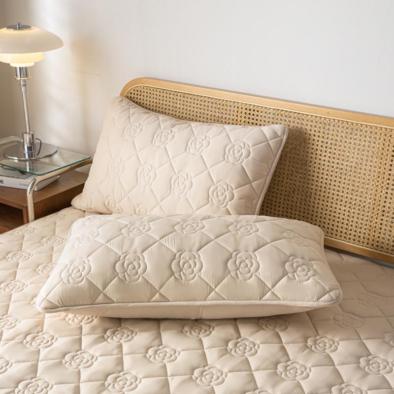 1 Piece Waterproof Jacquard Fabric Pillowcase Moisture And Sweat Proof Pillow Cover 48x74cm For Bedroom Home Hotel Detor