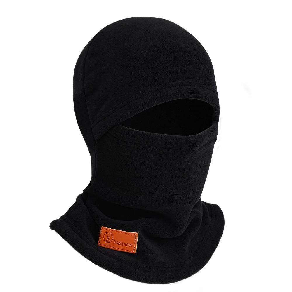 Windproof Winter Fleece Balaclava Thermal Face Cover Moto Full Face Mask Warm Cycling Cap Outdoor