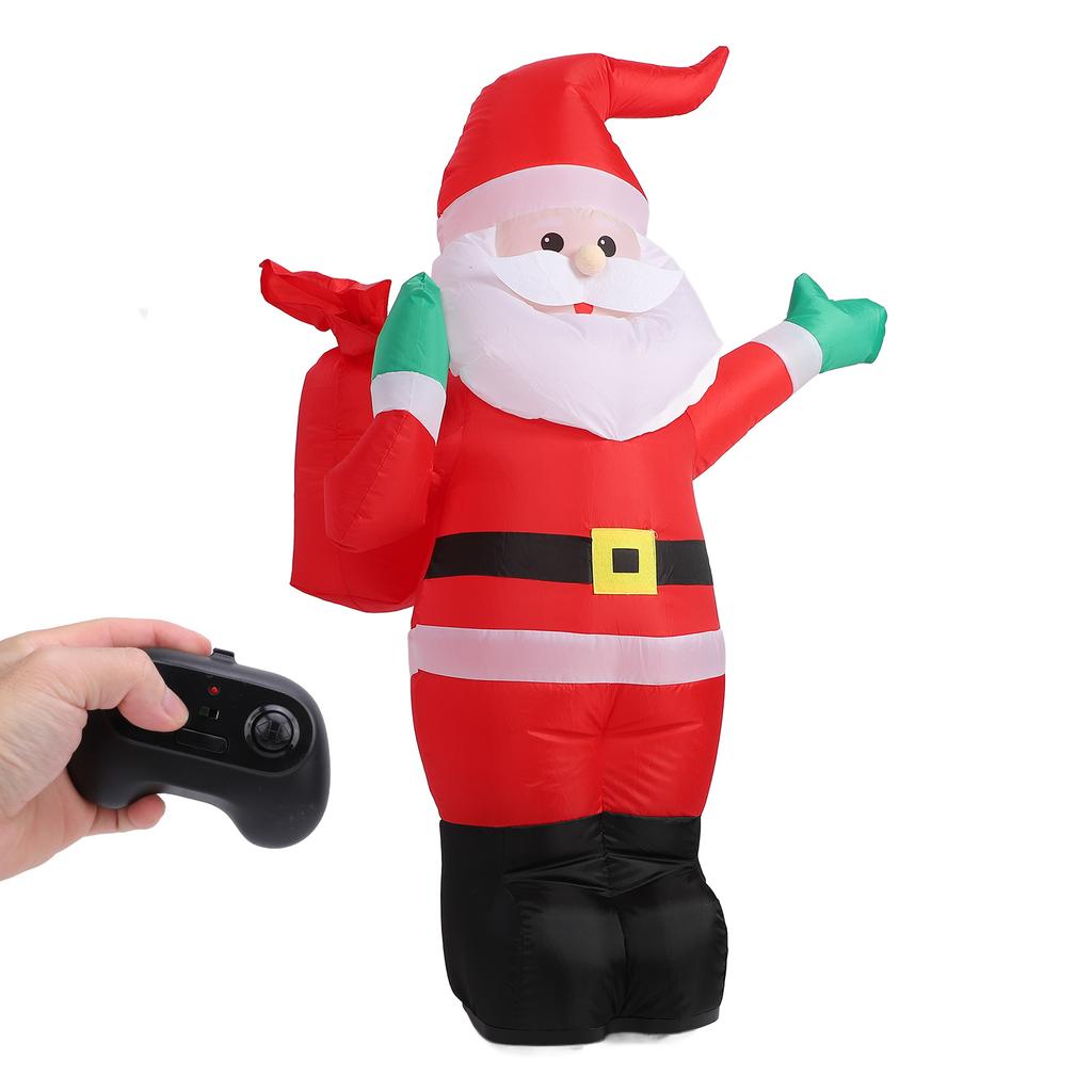 Надувная игрушка Санта 2,4 ГГц пульт дистанционного управления надувное рождественское украшение электрический надувной Санта для