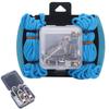 6 Hooks Paracord Adjusters Lock Buckle Tie Down Rope Durable Rope with Roller Tensioner Outdoor