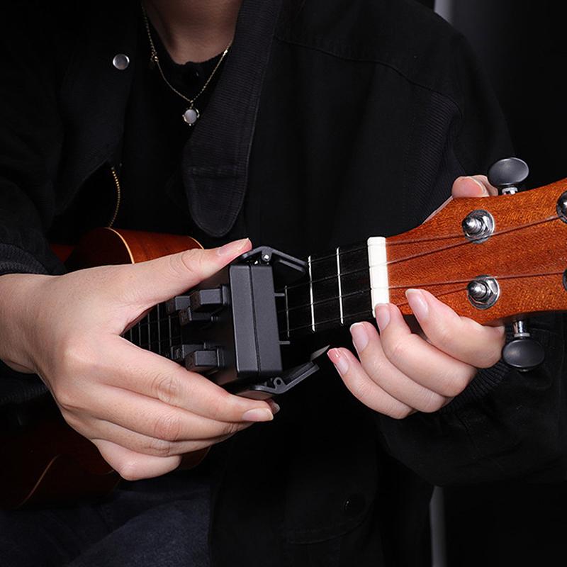 Тренажер для зажима аккордов укулеле для начинающих Помощь для укулеле Легкий набор для зажима Инструмент для обучения с помощью аккордов Насадка для укулеле Устранить