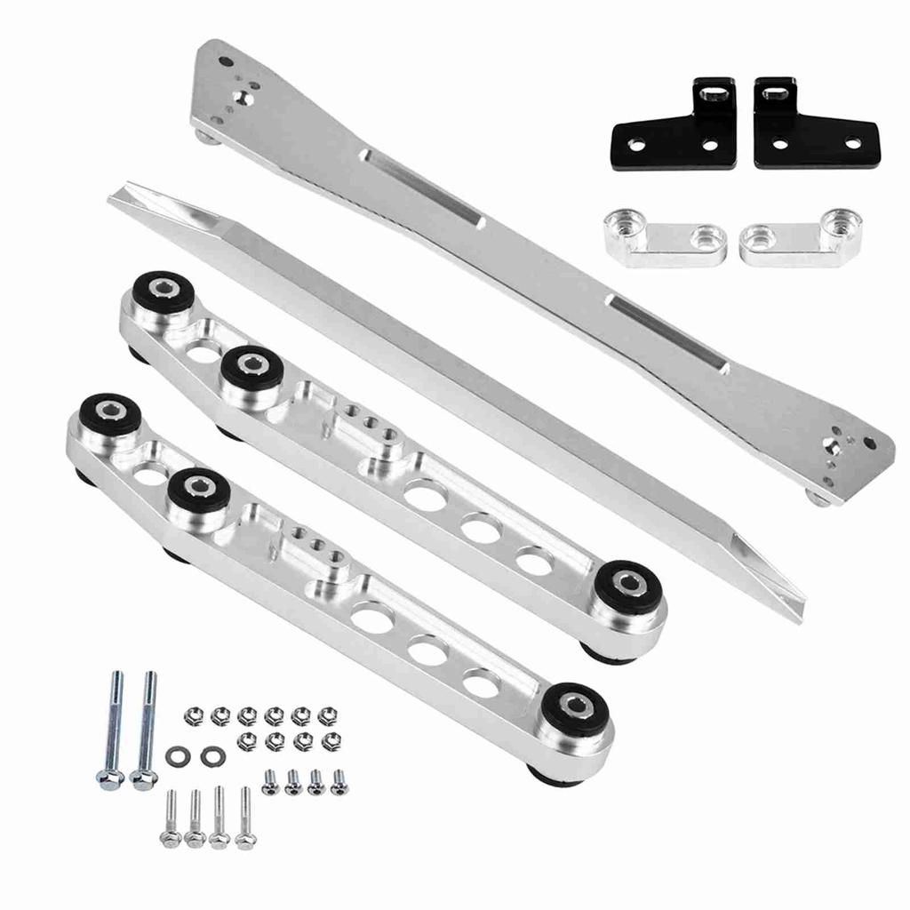 2Pcs Rear Lower Control Arm Kit Subframe Brace Tie Bar Fits for Honda Civic EG 9295