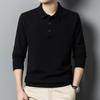 Шерстяной модный свитер-поло мужской топ зимняя мужская одежда свитера одежда роскошный корейский винтажный простой вязаный пуловер
