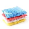 CNK 100pcs/set Disposable Plastic Shower Hair Cap Women Waterproof Pink Spa Salon Hotel Hair Dye Elastic Shower Cap Bathroom