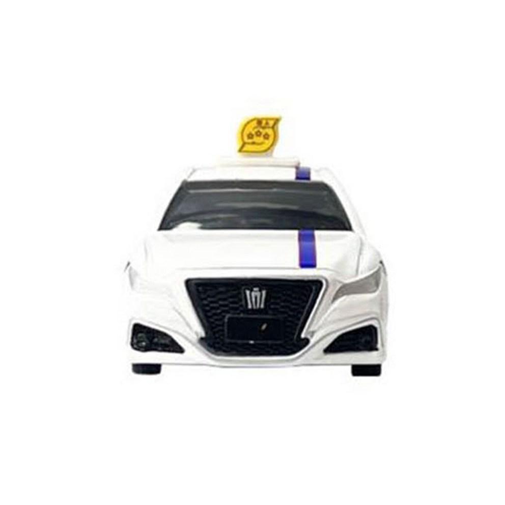 Модель автомобиля Tomica 84 Toyota Crown Private Taxi из литого металла.