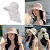 Outdoor Womens Wide Brim Sun Hat With Uv Protection And Ventilated Design For Summer Activities