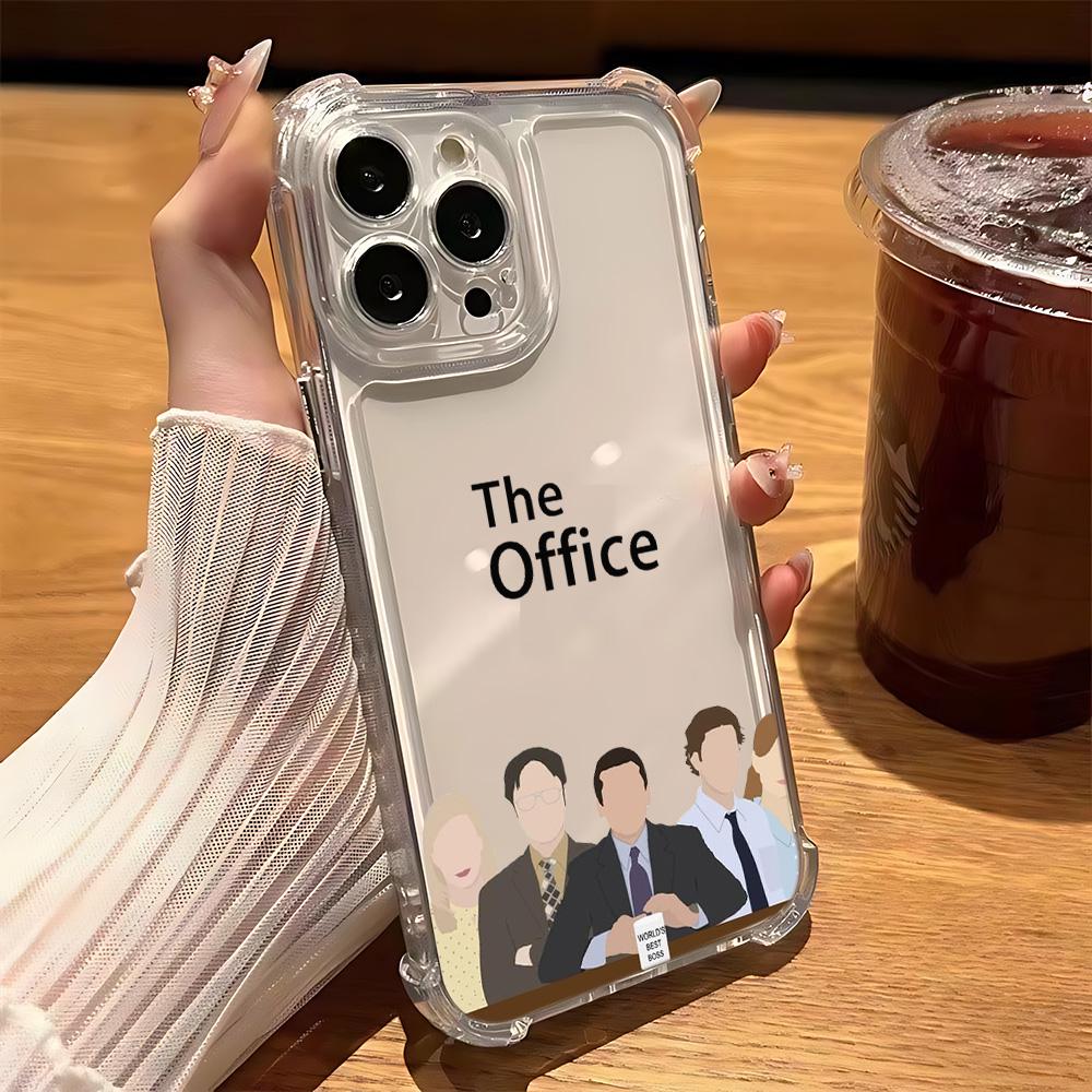 The O-Offices TV Show Phone Case For Samsung Galaxy S25 S24 S23 S22 S21 S20 Note20 FE Ultra Plus 4G 5G Anti Fall Clear TPU Cover