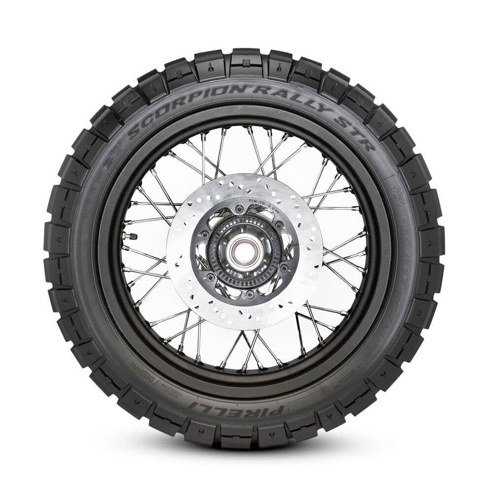 Pirelli SCORPION RALLY STR Передняя Мотоциклетная R 19 60V Бескамерный Тип 1 Шина, 120/70 M/C M+S (TL), 2803600, шина.