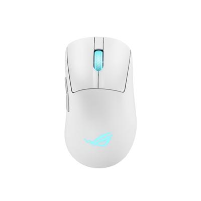 Игровая мышь ASUS ROG Keris II Origin Протестирована профессиональными игроками в FPS 65 г Эргономичный дизайн RGB-подсветка Оптический сенсор ROG AimPoint Pro ROG Optical