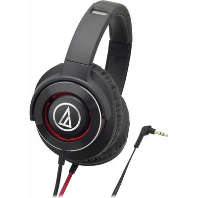 Портативные наушники Audio Technica Solid Bass Heavy Bass Black Red Ath Ws770 Brd Black Red