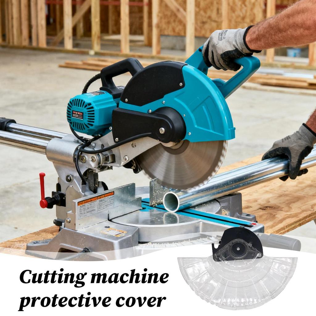 Angle Grinder Guard Grinder Disc Dust Cover 10-inch Transparent Hood Aluminum Saw Accessories For Woodworking Carpentry Wood