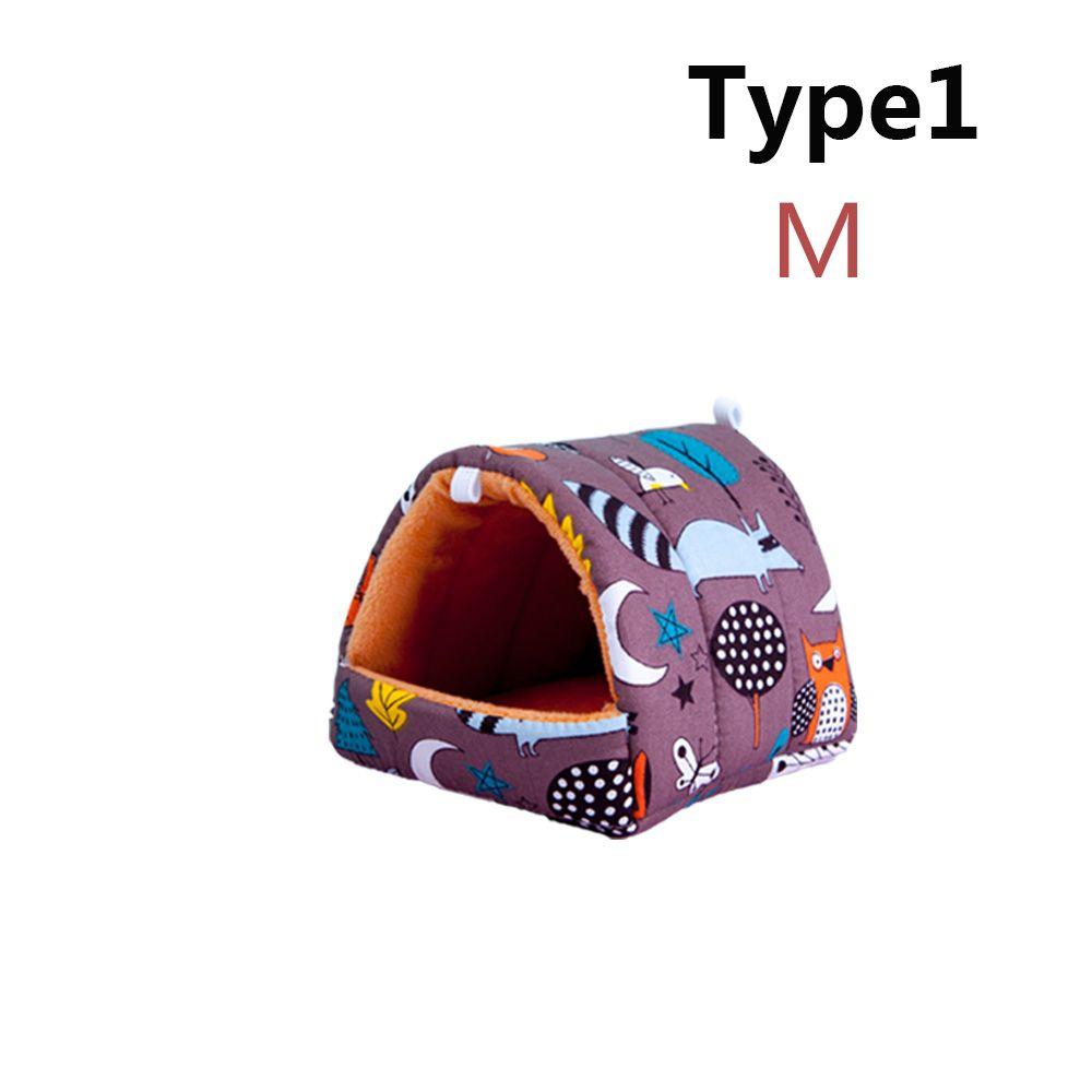 Winter Mini Cage Comfortable Small Animal Sleeping Bed Hamster House Guinea Pig Nest Warm Mat