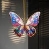 Acrylic Colorful Butterfly Hanging Decoration Double-sided Indoor Outdoor Christmas Tree Wall Window