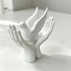 Настольное художественное украшение 3D-печатный голубь мира на руках, Минималистичная статуэтка, Декоративный ручной работы символ, Ручная скульптура со стойкой
