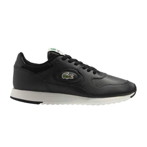 Lacoste Mens Linetrack Leather Running Trainers