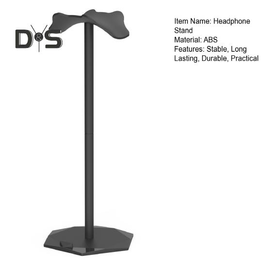 Подставка для игровой гарнитуры, настольный органайзер с противоскользящим основанием, изогнутая конструкция, высокая устойчивость, универсальный кронштейн для дисплея наушников