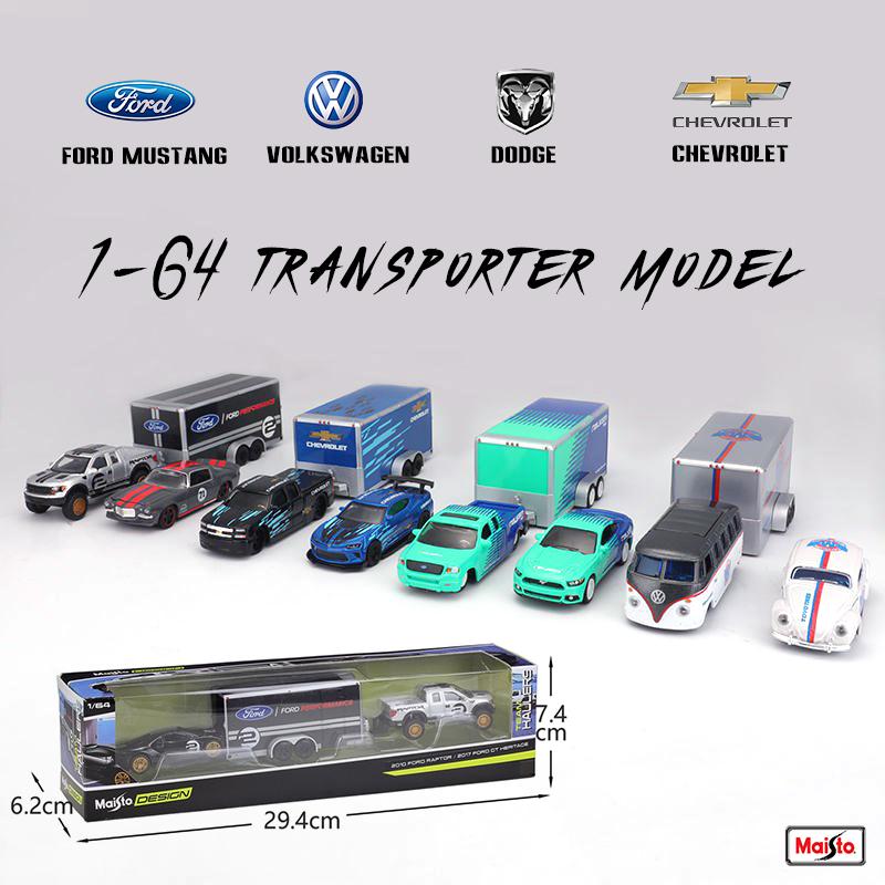 Maisto 1:64 1979 Chevrolet® K5/Car Traller/1971 chevrolet vega Blazer die-cast precision model car Model collection gift