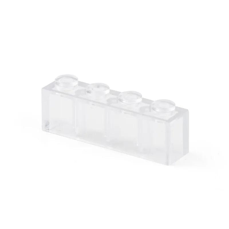 Non-Toxic Transparent White Building Blocks Thick Figures Bricks Educational Creative Size Fit Other Brand Plastic Diy Toys Accessorie