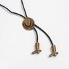 Boot Pendant Ethnic Style Necklace Long PU Leather Necklace Cowboy Cap Pendant Necklace  Girls